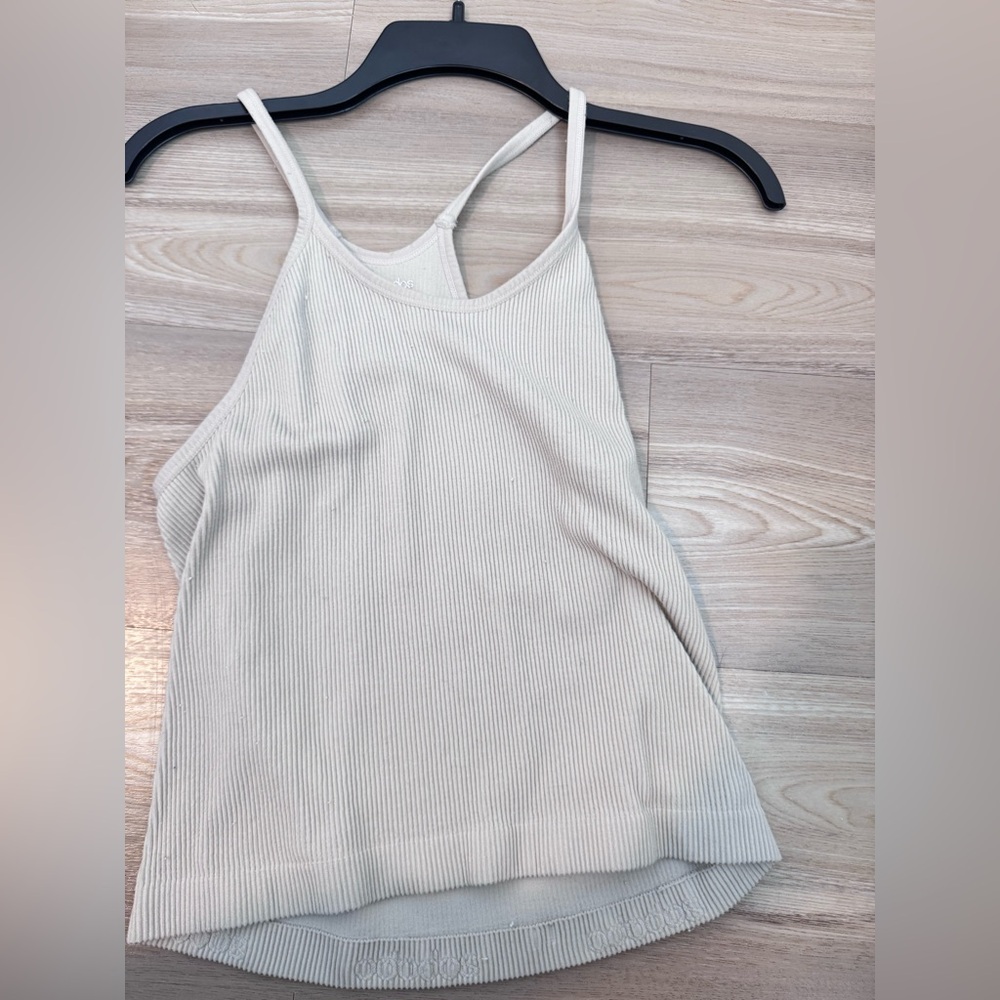 White Asymmetrical Cut Out Camisole